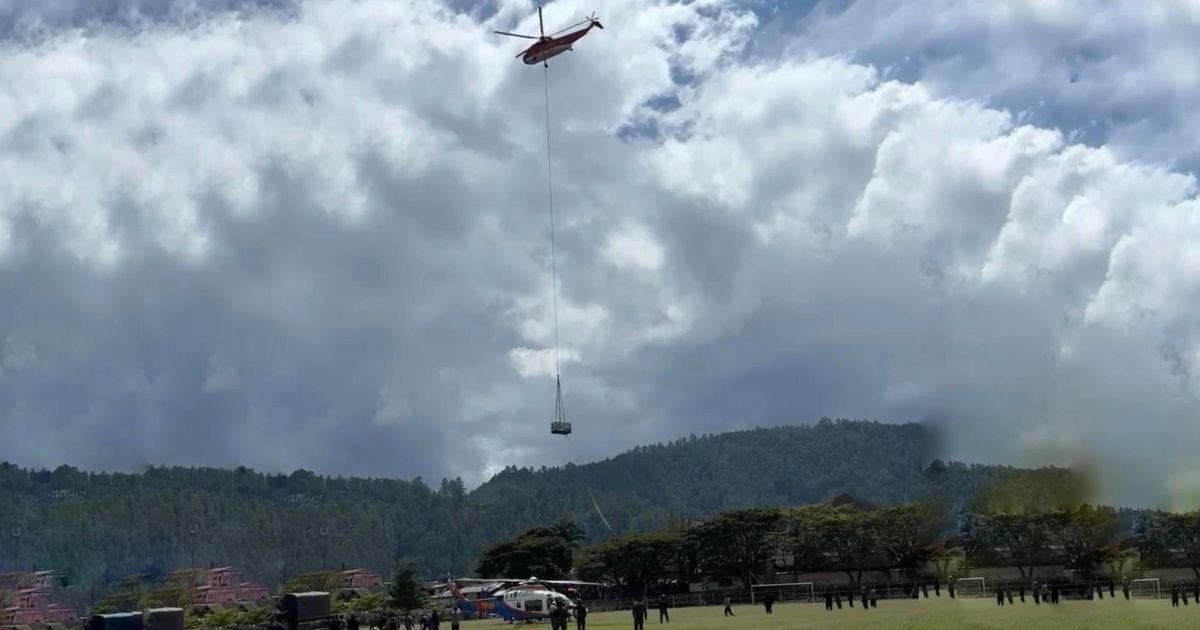 Akses Darat Lumpuh, BNPB Koordinasikan Helikopter untuk PLN Pasok Listrik Darurat RSUD Takengon - portal7.co.id