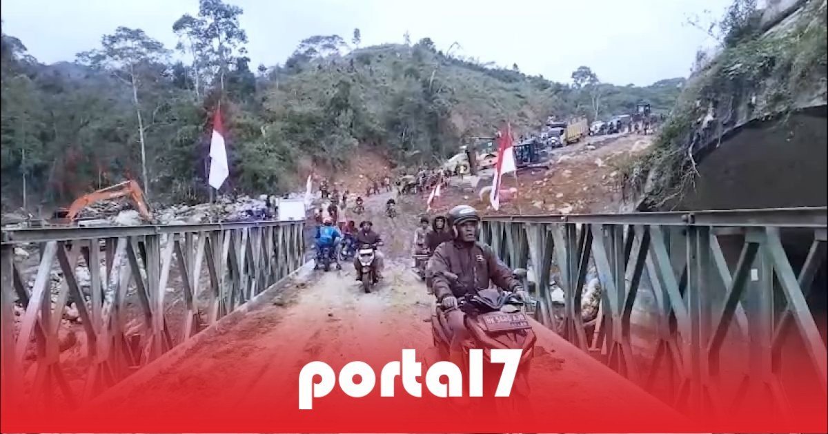 BNPB Rampungkan 6 Jembatan Bailey di Aceh, 12 Titik Lain Dikebut - portal7.co.id