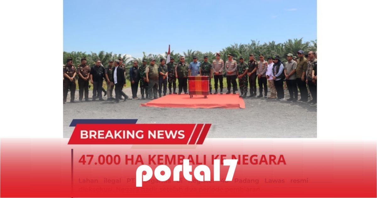 Pemerintah Rebut 3,4 Juta Hektare Hutan Ilegal, Prabowo Tegaskan Perang terhadap Koruptor Hutan - portal7.co.id